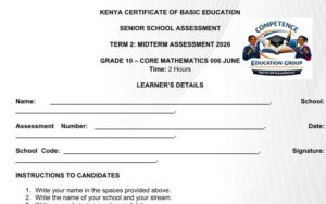 grade 10 mid term 2 exams 2026